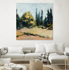 Trees 2 by Jacques Clement on GIANT ART - beige landscape field