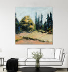 Trees 2 by Jacques Clement on GIANT ART - beige landscape field