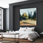 Trees 2 by Jacques Clement on GIANT ART - beige landscape field