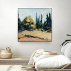 Trees 2 by Jacques Clement on GIANT ART - beige landscape field