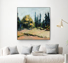 Trees 2 by Jacques Clement on GIANT ART - beige landscape field