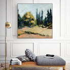 Trees 2 by Jacques Clement on GIANT ART - beige landscape field