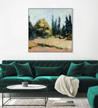 Trees 2 by Jacques Clement on GIANT ART - beige landscape field