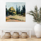 Trees 2 by Jacques Clement on GIANT ART - beige landscape field