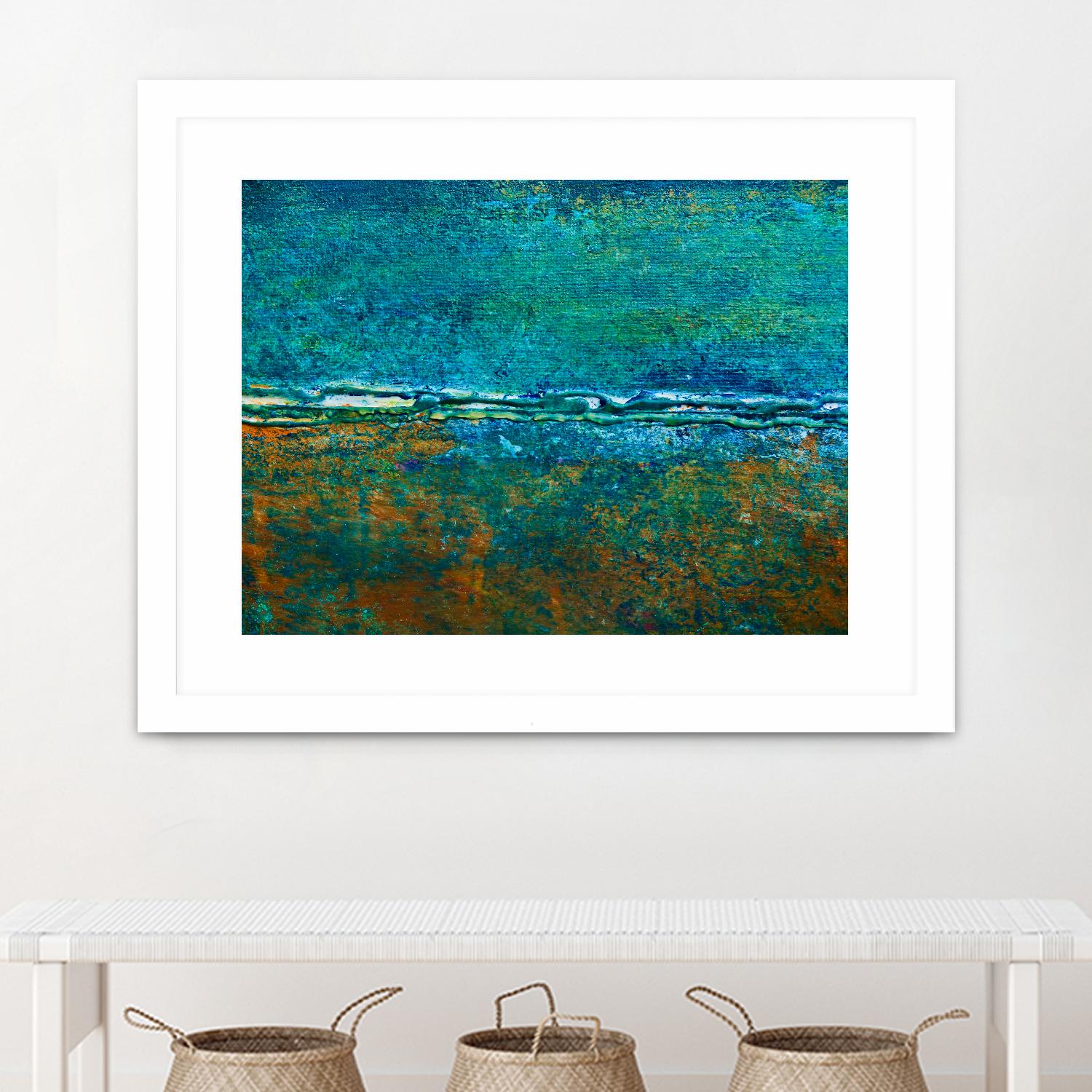 Metal Abstract V by Jean-François Dupuis on GIANT ART - green abstract