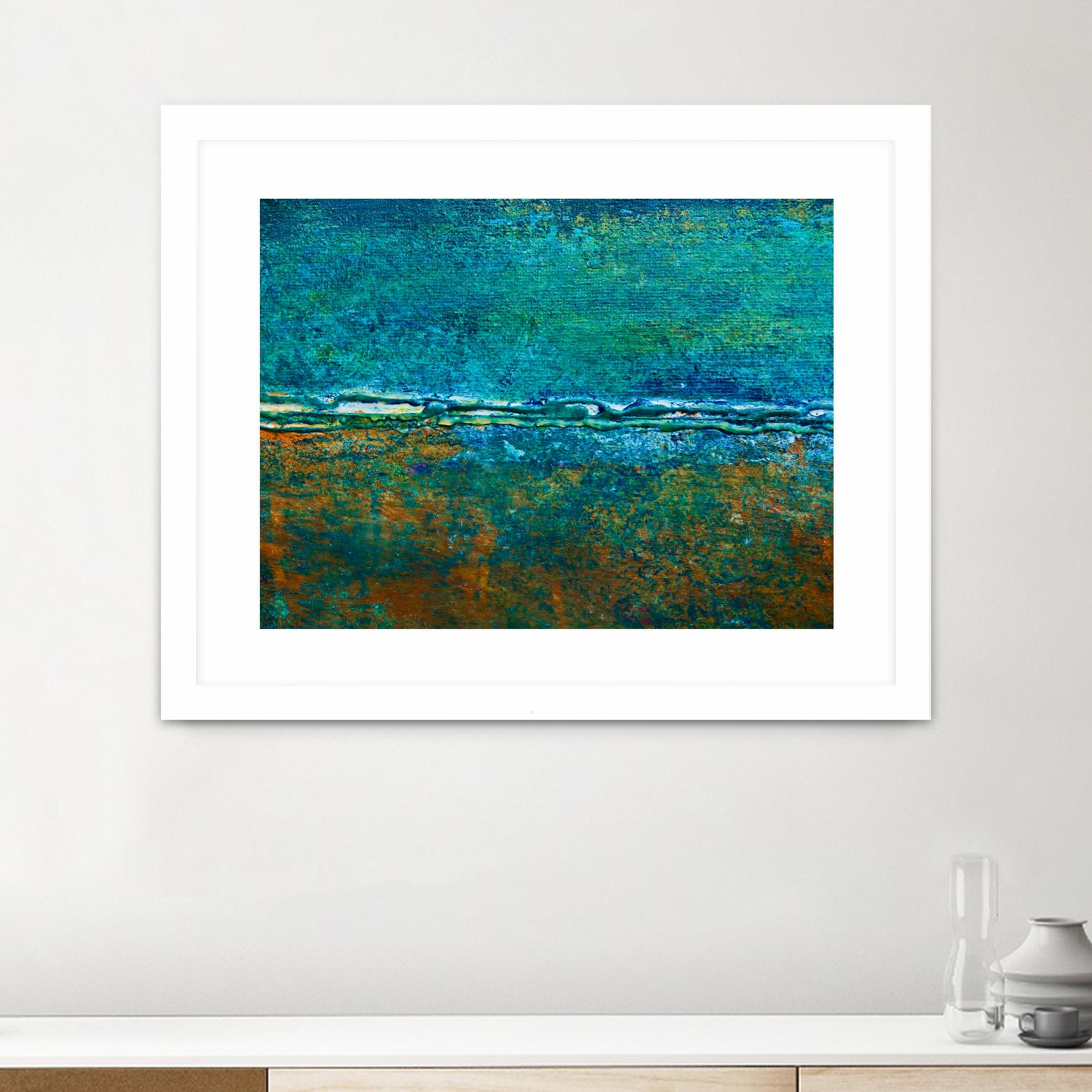 Metal Abstract V by Jean-François Dupuis on GIANT ART - green abstract