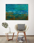 Metal Abstract V by Jean-François Dupuis on GIANT ART - green abstract