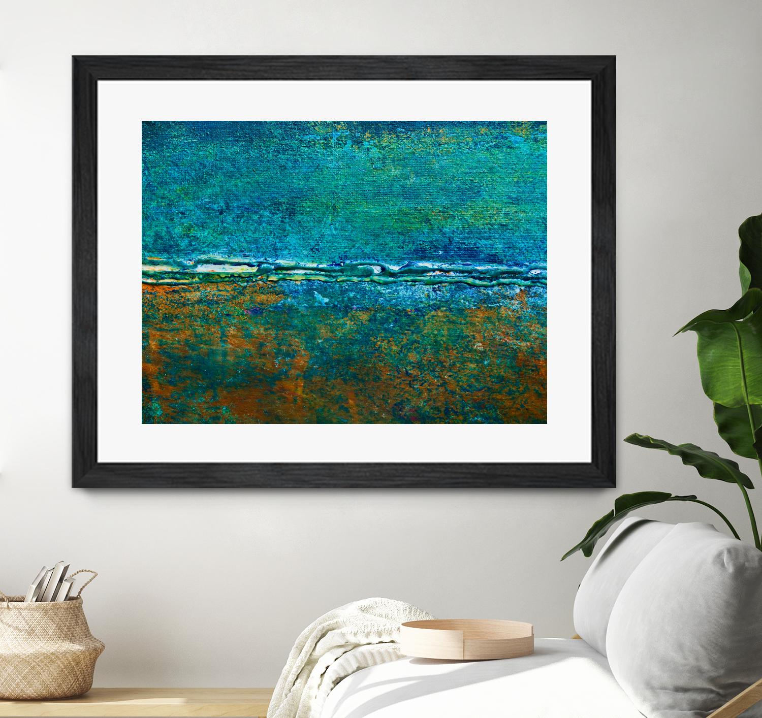 Metal Abstract V by Jean-François Dupuis on GIANT ART - green abstract