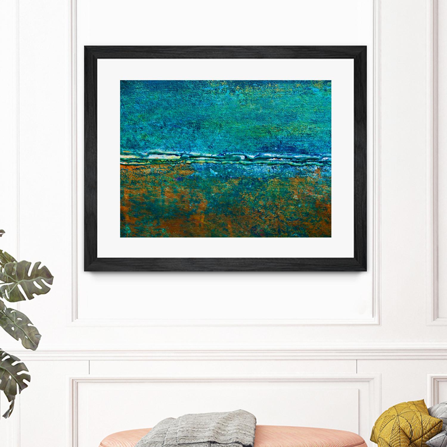 Metal Abstract V by Jean-François Dupuis on GIANT ART - green abstract