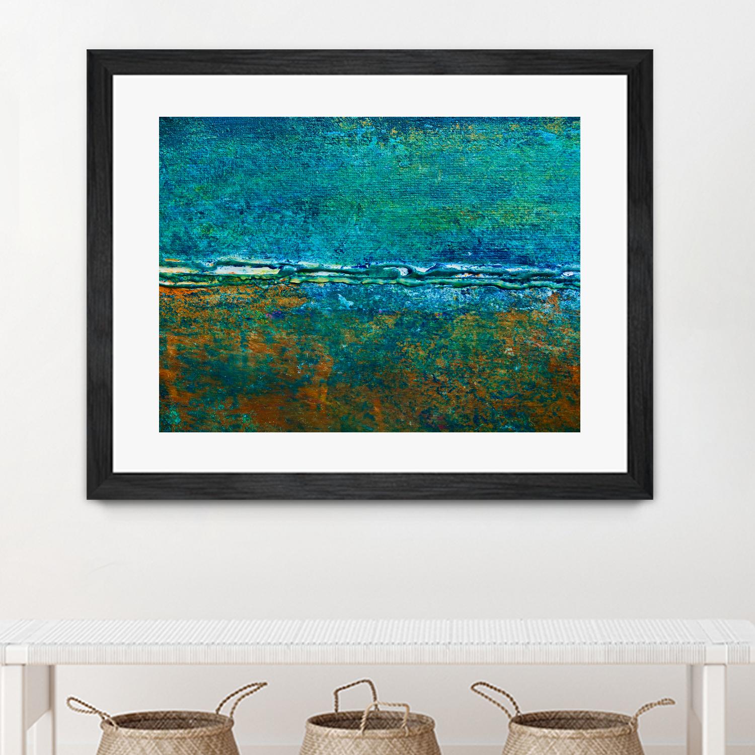 Metal Abstract V by Jean-François Dupuis on GIANT ART - green abstract