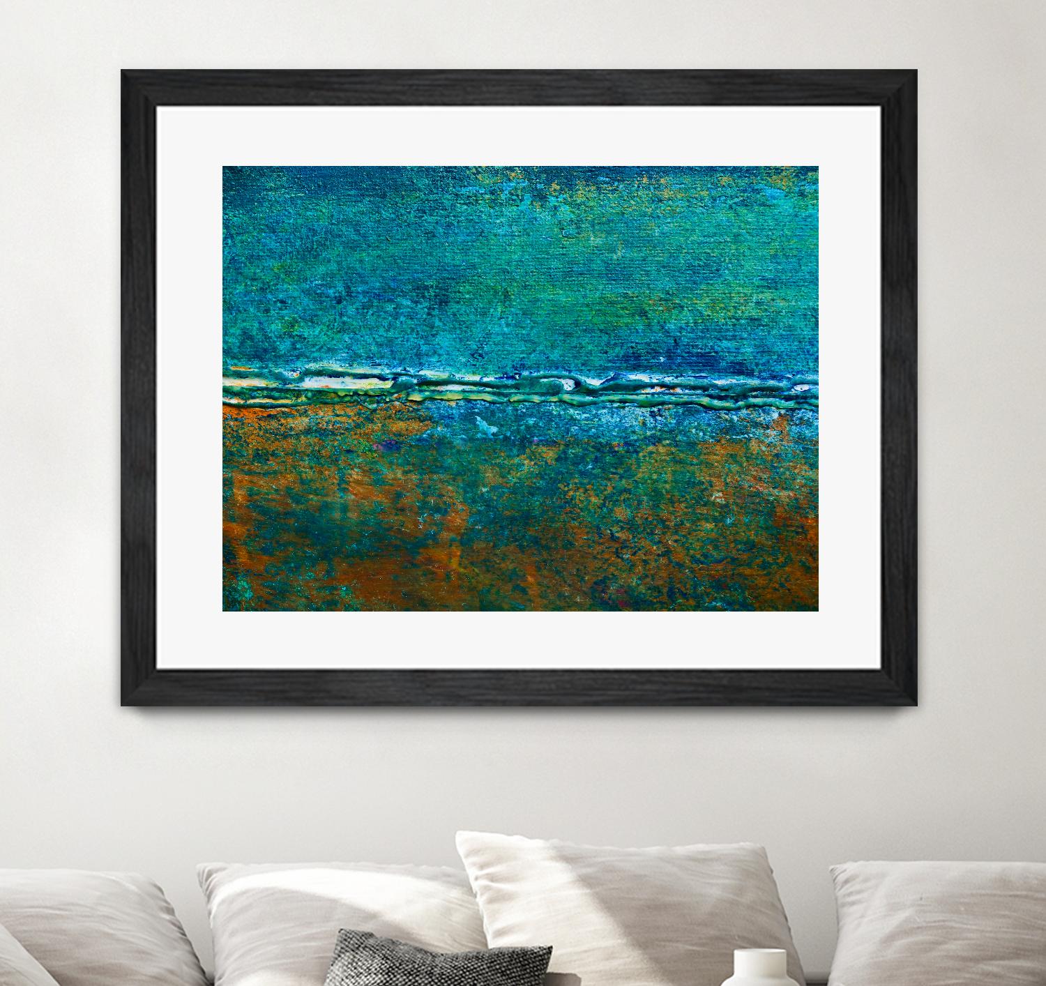 Metal Abstract V by Jean-François Dupuis on GIANT ART - green abstract