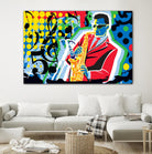 Music Go by Ray Lengelé on GIANT ART - red animé saxo