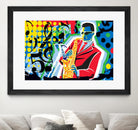 Music Go by Ray Lengelé on GIANT ART - red animé saxo