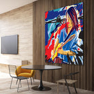 Bloody Blues by Ray Lengelé on GIANT ART - red animé musicien