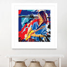 Bloody Blues by Ray Lengelé on GIANT ART - red animé musicien