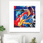 Bloody Blues by Ray Lengelé on GIANT ART - red animé musicien