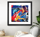 Bloody Blues by Ray Lengelé on GIANT ART - red animé musicien