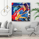 Bloody Blues by Ray Lengelé on GIANT ART - red animé artistes du québec