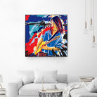 Bloody Blues by Ray Lengelé on GIANT ART - red animé musicien