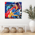 Bloody Blues by Ray Lengelé on GIANT ART - red animé artistes du québec