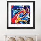 Bloody Blues by Ray Lengelé on GIANT ART - red animé musicien