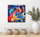 Bloody Blues by Ray Lengelé on GIANT ART - red animé musicien