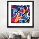 Bloody Blues by Ray Lengelé on GIANT ART - red animé musicien