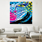 Pandore by Ray Lengelé on GIANT ART - pink animé face