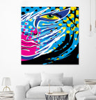 Pandore by Ray Lengelé on GIANT ART - pink animé face