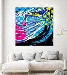 Pandore by Ray Lengelé on GIANT ART - pink animé face