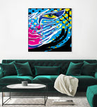 Pandore by Ray Lengelé on GIANT ART - pink animé face