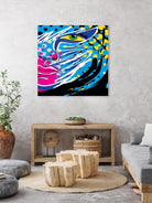 Pandore by Ray Lengelé on GIANT ART - pink animé face