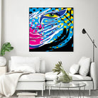 Pandore by Ray Lengelé on GIANT ART - pink animé face