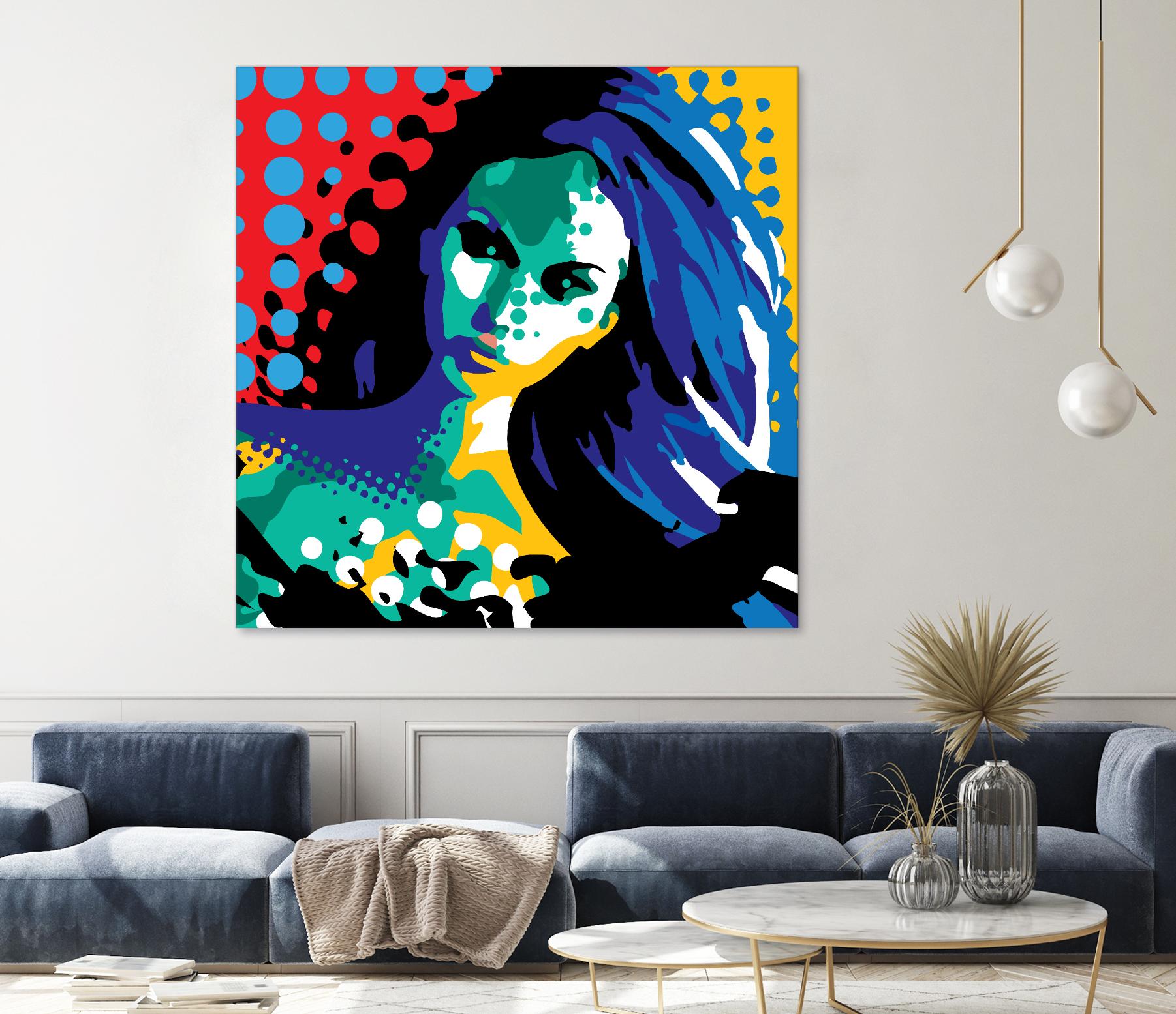 Secret by Ray Lengelé on GIANT ART - red animé face