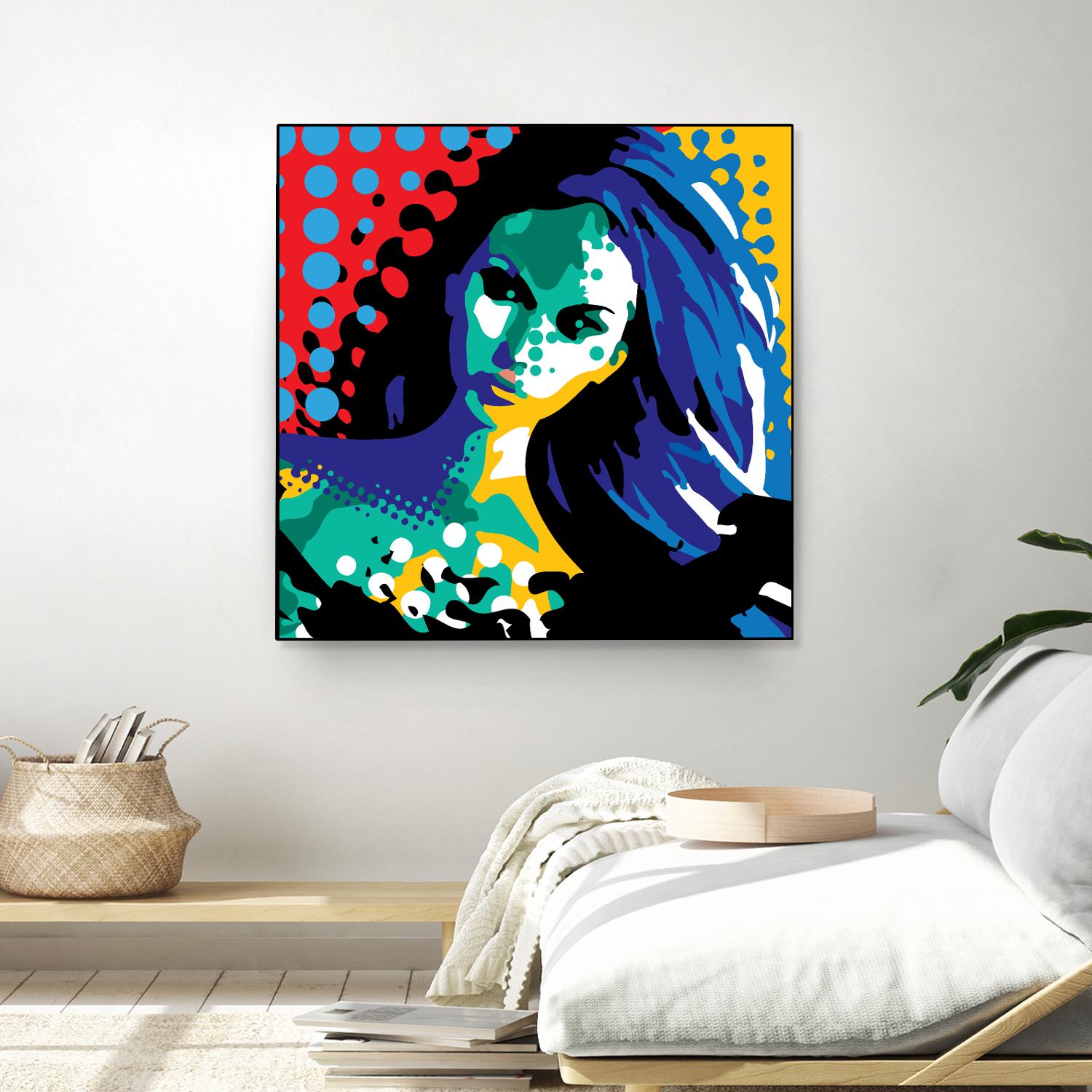 Secret by Ray Lengelé on GIANT ART - red animé face