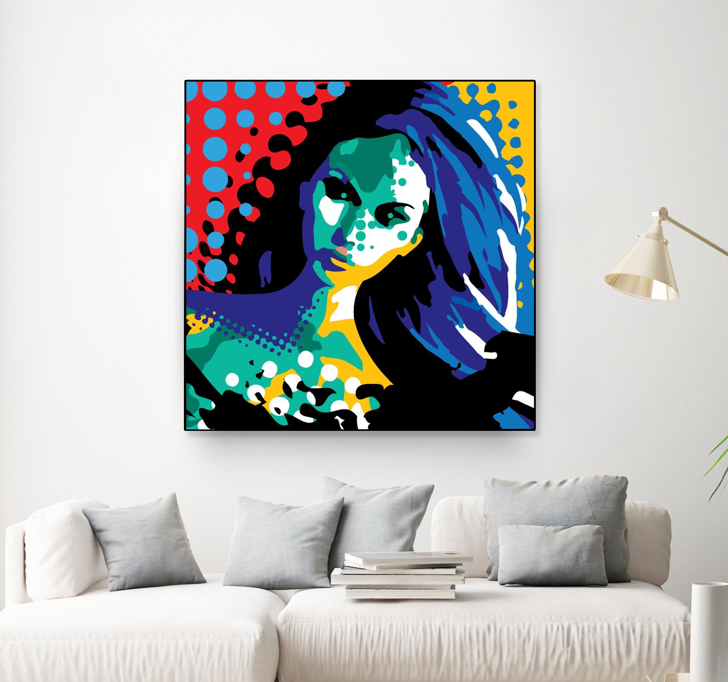 Secret by Ray Lengelé on GIANT ART - red animé face