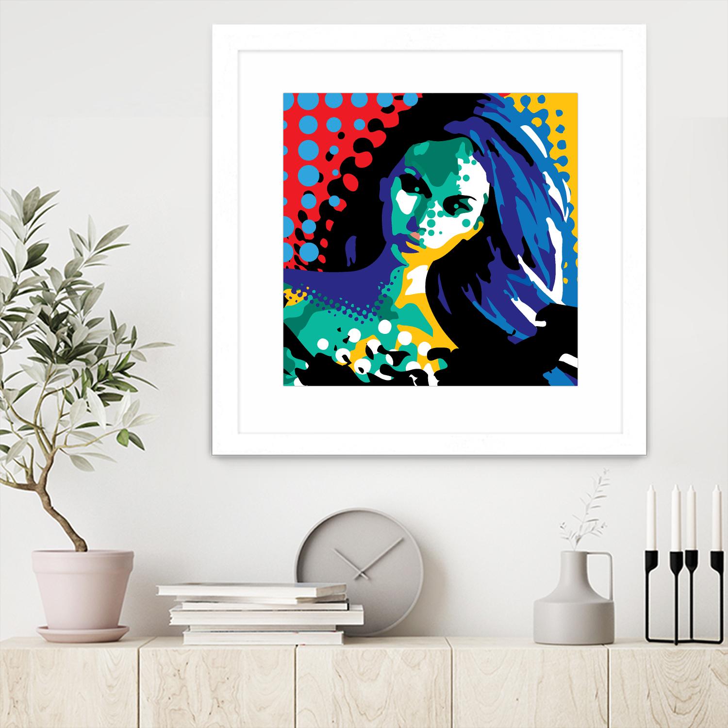 Secret by Ray Lengelé on GIANT ART - red animé face