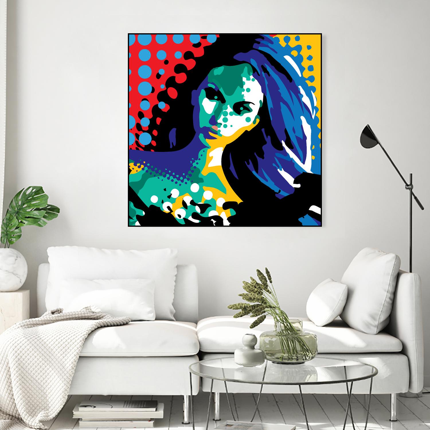 Secret by Ray Lengelé on GIANT ART - red animé face