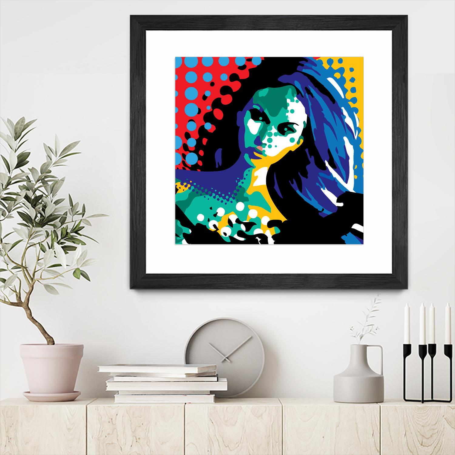 Secret by Ray Lengelé on GIANT ART - red animé face