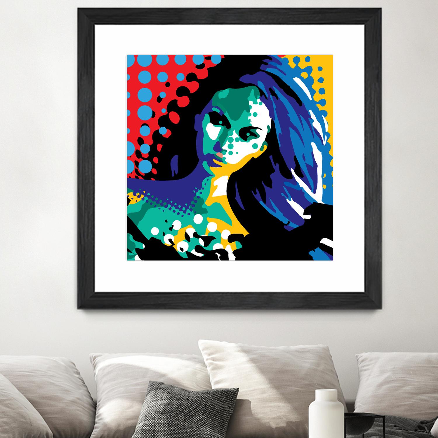 Secret by Ray Lengelé on GIANT ART - red animé face