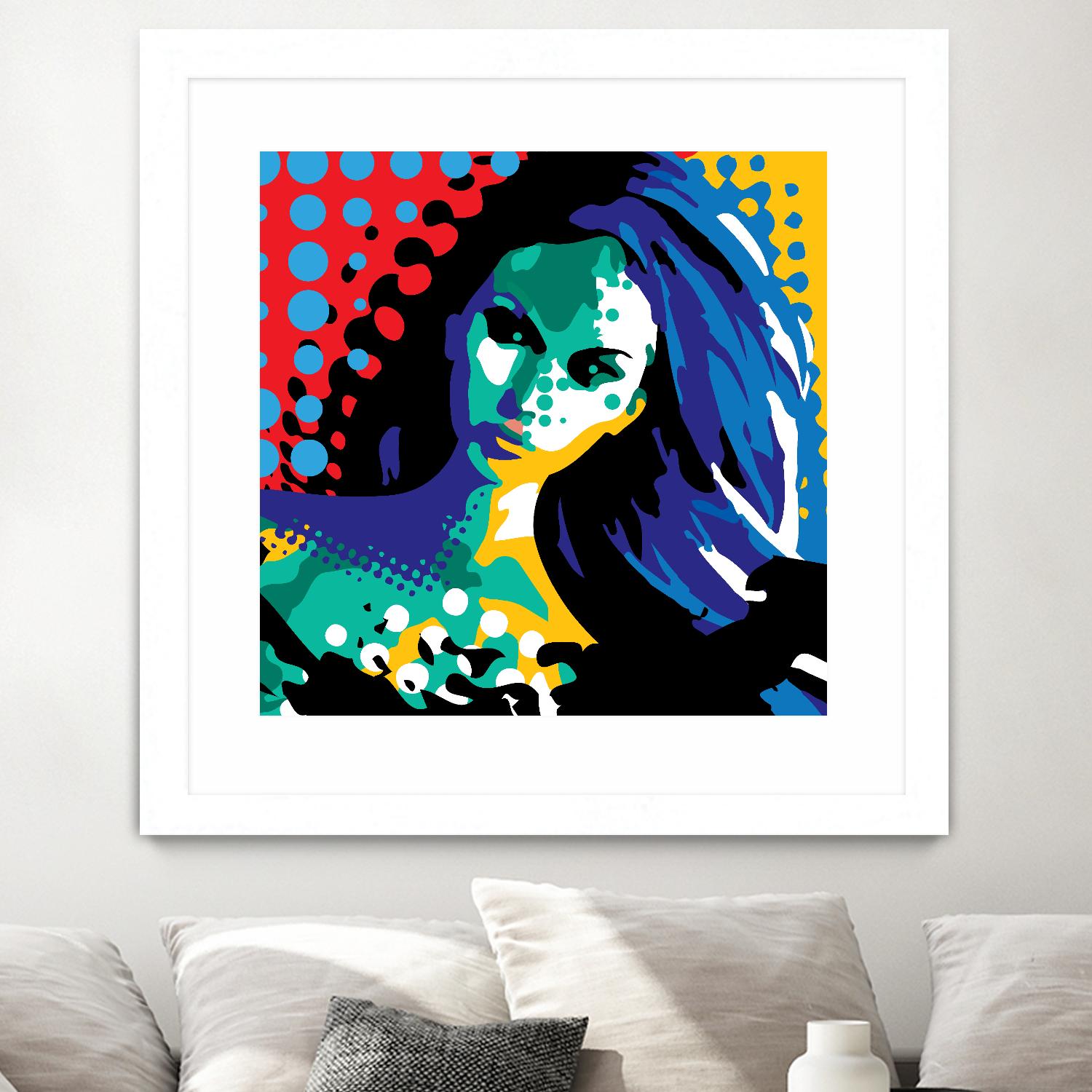 Secret by Ray Lengelé on GIANT ART - red animé face