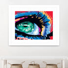 Iced Eye by Ray Lengelé on GIANT ART - red figurative cils