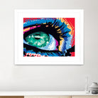 Iced Eye by Ray Lengelé on GIANT ART - red figurative cils