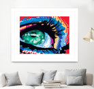 Iced Eye by Ray Lengelé on GIANT ART - red figurative cils