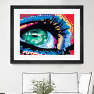 Iced Eye by Ray Lengelé on GIANT ART - red figurative cils