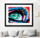 Iced Eye by Ray Lengelé on GIANT ART - red figurative cils