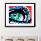 Iced Eye by Ray Lengelé on GIANT ART - red figurative cils