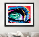 Iced Eye by Ray Lengelé on GIANT ART - red figurative cils