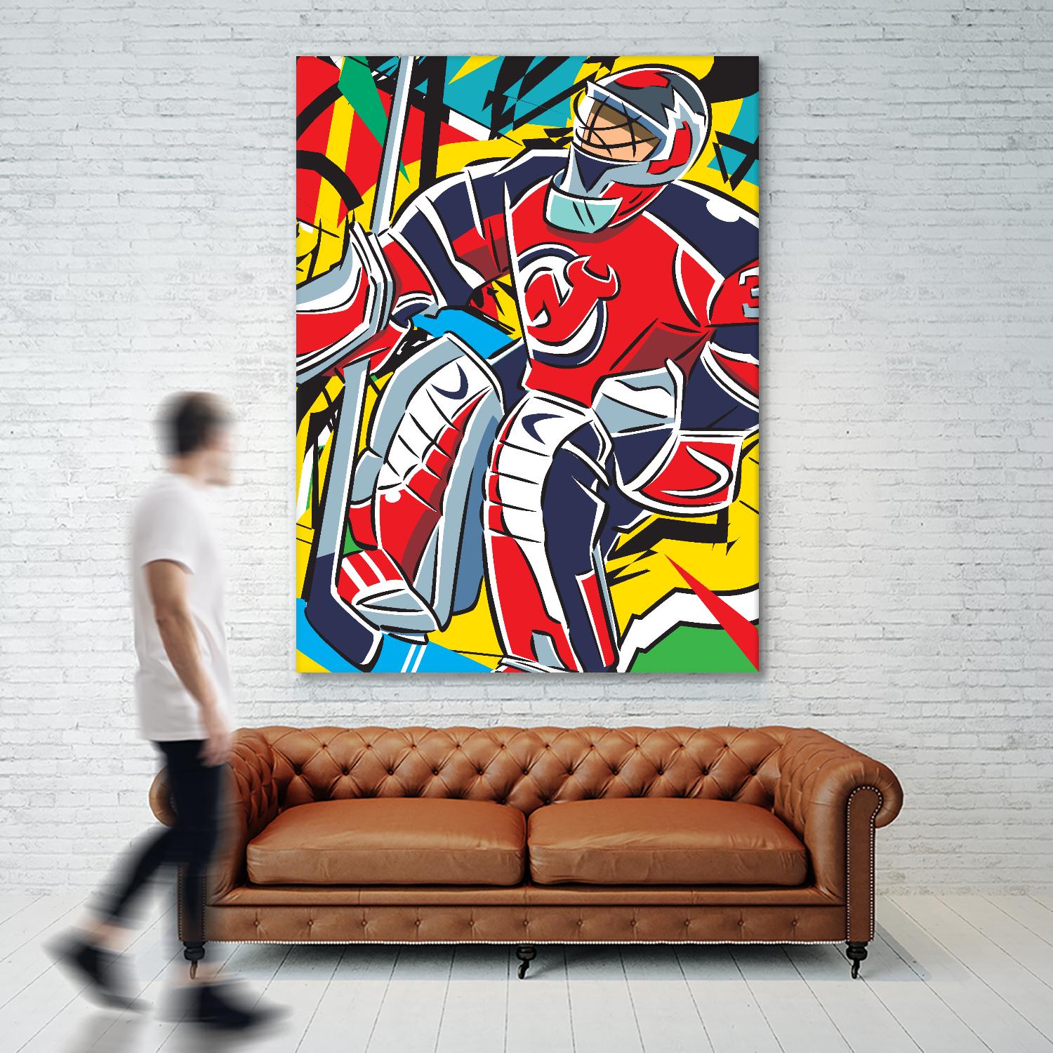 Martin B. by Ray Lengelé on GIANT ART - red animé hockey