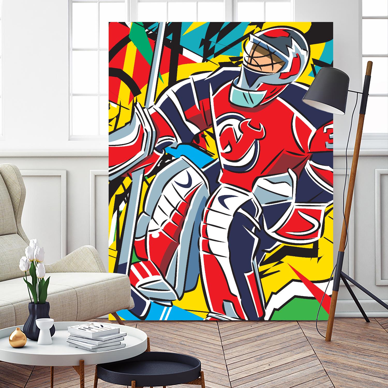 Martin B. by Ray Lengelé on GIANT ART - red animé hockey